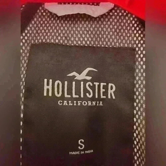 HOLLISTER cropped zip up windbreaker  size small - Picture 2 of 8